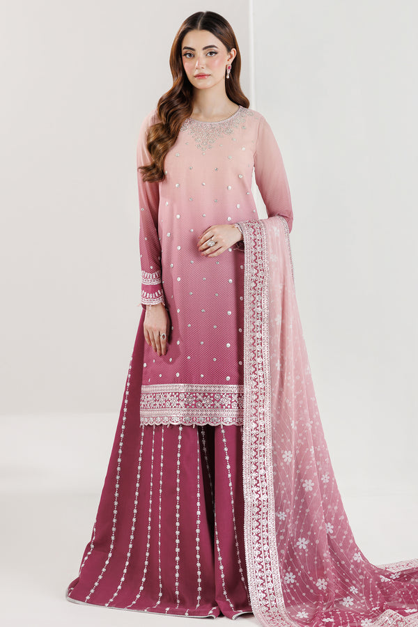 Farasha | Formals 26 | Rosette Blush - by Libasekhas UK - Registered Vendor of : Farasha - 100% Original Designer Dress