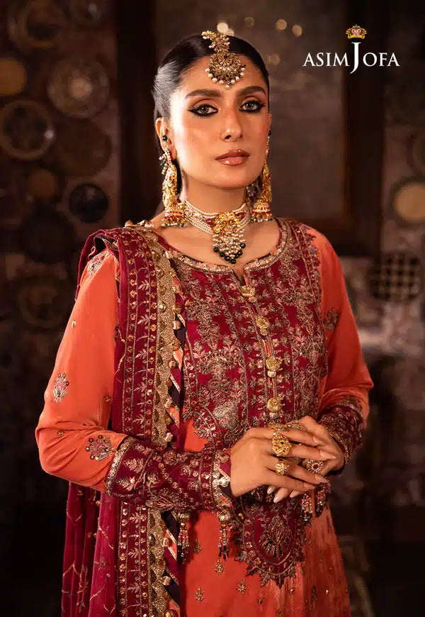Asim Jofa | Makhmal Wedding Velvet 23 | AJMM-01 - by - Libasekhas UK - Registered Vendor of : Asim Jofa - 100% Original Designer Dresss