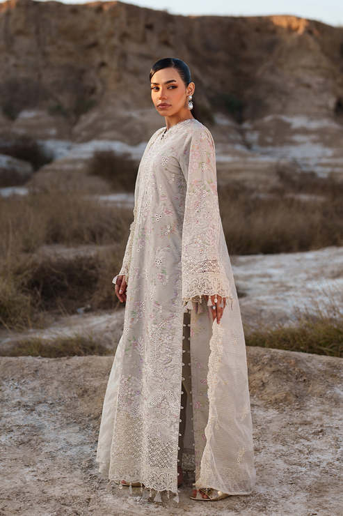 Emaan adeel | Sunlit Groove Luxury Lawn 26 | MEHVES - by Libasekhas UK - Registered Vendor of : Emaan Adeel - 100% Original Designer Dress