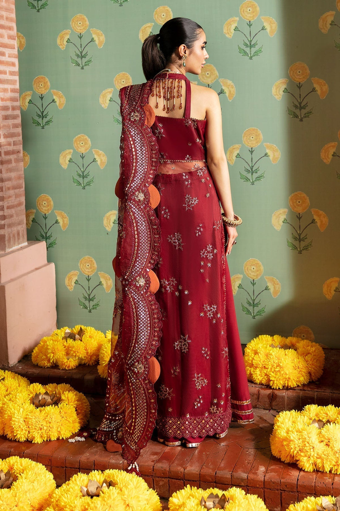 Nureh | Jhoomro Wedding Formals | NL-53 - MAHRO - by - Libasekhas UK - Registered Vendor of : Nureh - 100% Original Designer Dresss