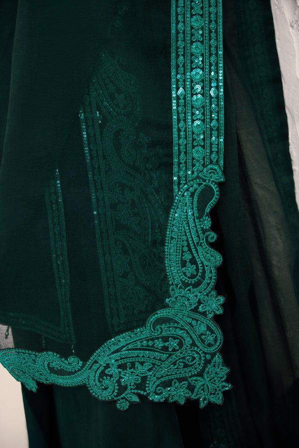 Farasha | Formals 26 | Emerald Luxe - by Libasekhas UK - Registered Vendor of : Farasha - 100% Original Designer Dress