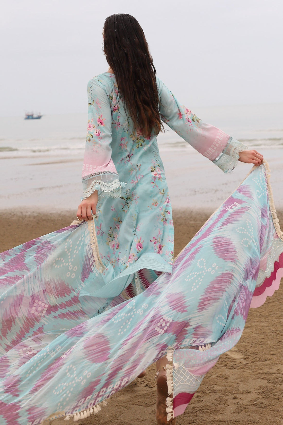 Nureh | Gardenia Embroidered Lawn 25 | NSG-173 - by - Libasekhas UK - Registered Vendor of : Nureh - 100% Original Designer Dresss