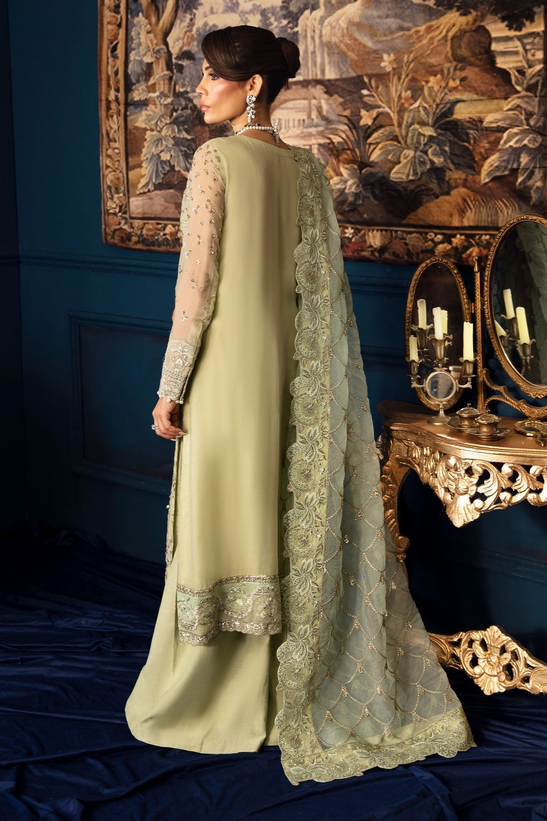 Nureh | Elanora Formal 24 | NEL-50-Meadow - by - Libasekhas UK - Registered Vendor of : Nureh - 100% Original Designer Dresss