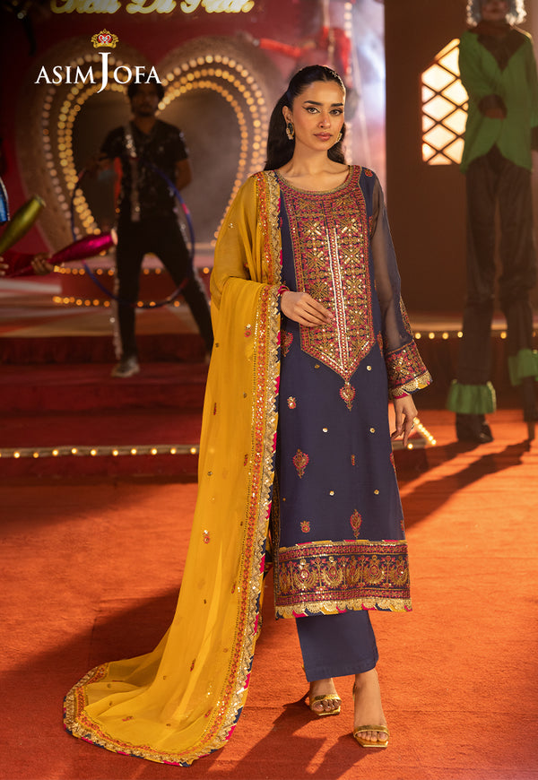 Asim Jofa | Festive Collection 25 | AJLF-16 - by - Libasekhas UK - Registered Vendor of : Asim Jofa - 100% Original Designer Dresss