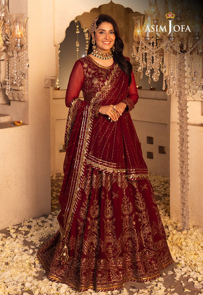 Asim Jofa | Shehnai Festive Collection | AJSH-16 - by - Libasekhas UK - Registered Vendor of : Asim Jofa - 100% Original Designer Dresss