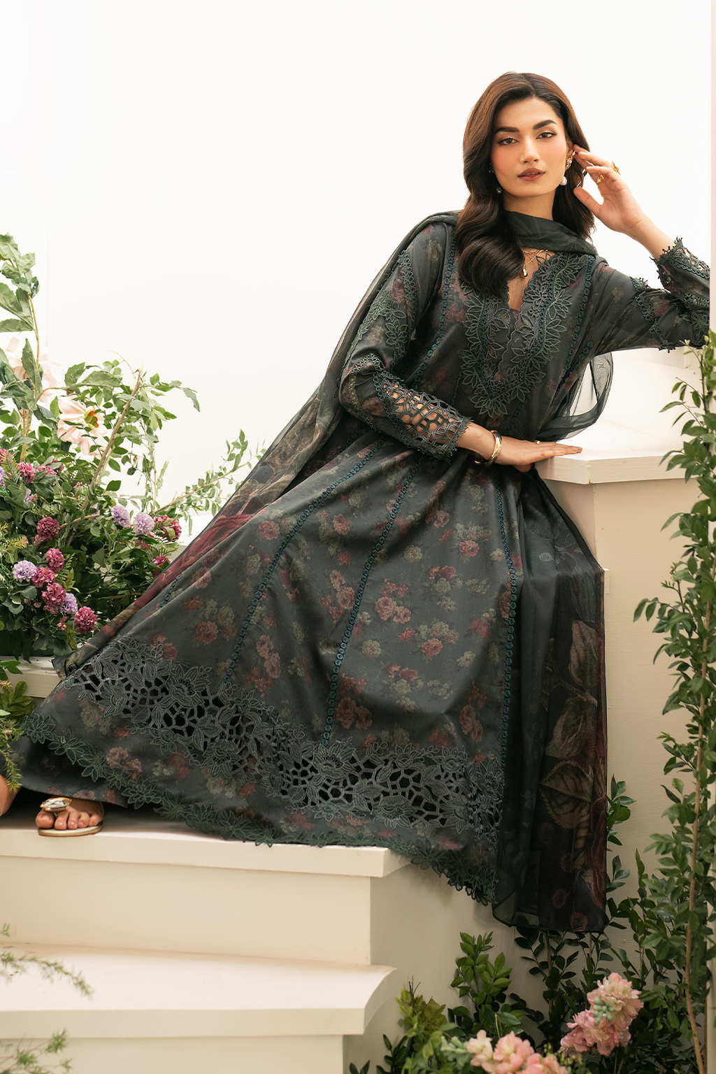 Iznik | Festive Edition | IFE-08 - by - Libasekhas UK - Registered Vendor of : Iznik - 100% Original Designer Dresss