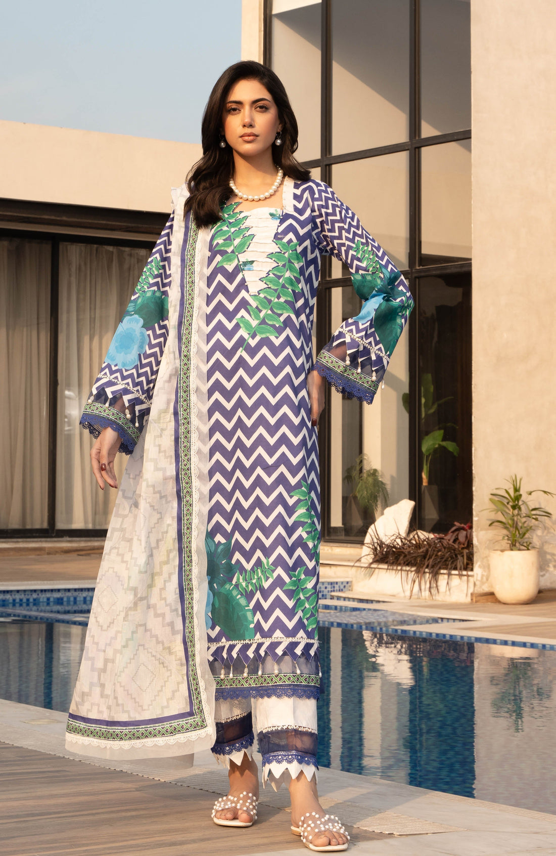 Alzohaib | Premium Prints 25 | AZP-25-11 - by - Libasekhas UK - Registered Vendor of : Alzohaib - 100% Original Designer Dresss