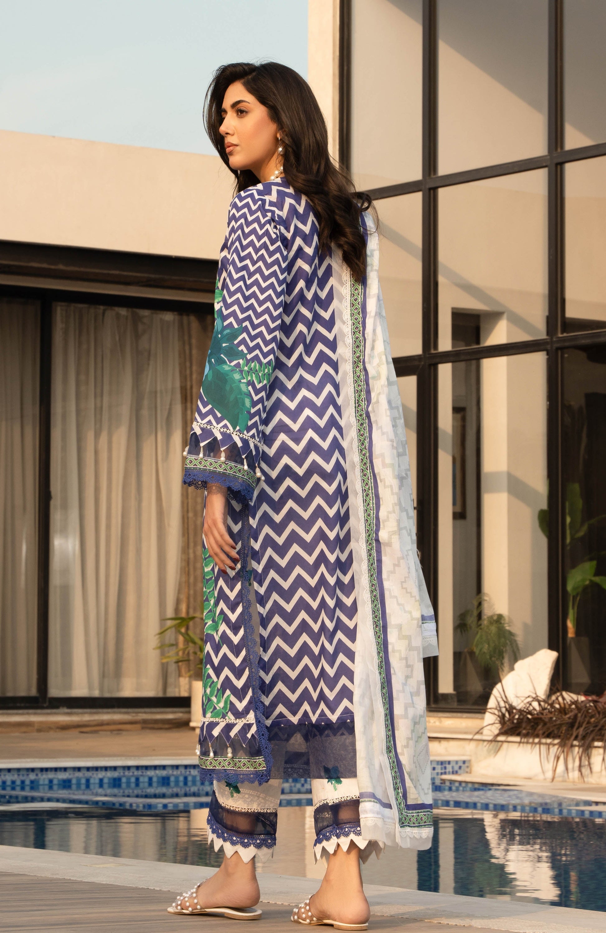 Alzohaib | Premium Prints 25 | AZP-25-11 - by - Libasekhas UK - Registered Vendor of : Alzohaib - 100% Original Designer Dresss