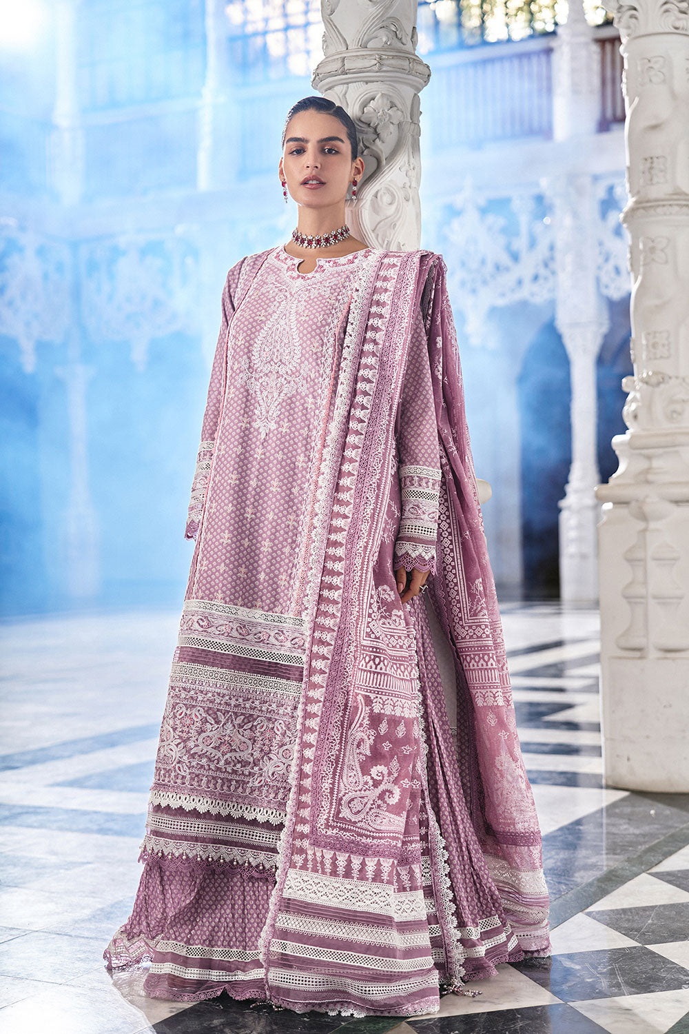 Sobia Nazir | Luxury Lawn Eid 26 | 11B - by Libasekhas UK - Registered Vendor of : Sobia Nazir - 100% Original Designer Dress