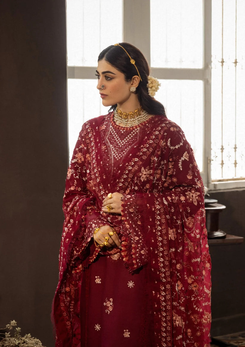 Kahf Premium | Kahf Karandi 25 | KKH-03 ROSELITH - by Libasekhas UK - Registered Vendor of : Kahf Premium - 100% Original Designer Dress