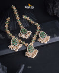 Luxe Necklace Set - by - Libasekhas UK - Registered Vendor of : Zeesy - 100% Original Designer Dresss