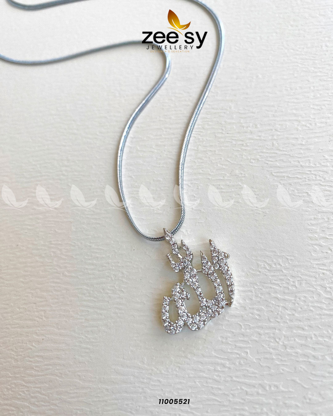 Calligraphy Locket-0009 - by - Libasekhas UK - Registered Vendor of : Zeesy - 100% Original Designer Dresss