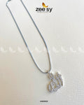 Calligraphy Locket-0009 - by - Libasekhas UK - Registered Vendor of : Zeesy - 100% Original Designer Dresss