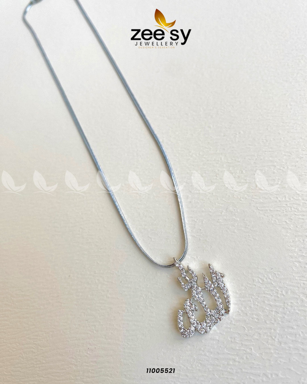 Calligraphy Locket-0009 - by - Libasekhas UK - Registered Vendor of : Zeesy - 100% Original Designer Dresss