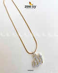 Calligraphy Locket-0009 - by - Libasekhas UK - Registered Vendor of : Zeesy - 100% Original Designer Dresss