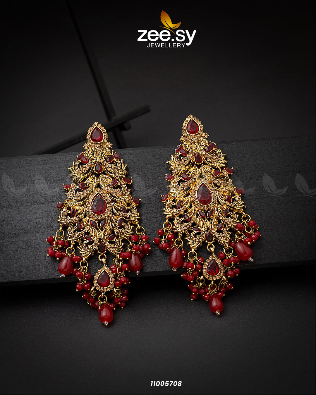 Earrings-0715 - by - Libasekhas UK - Registered Vendor of : Zeesy - 100% Original Designer Dresss