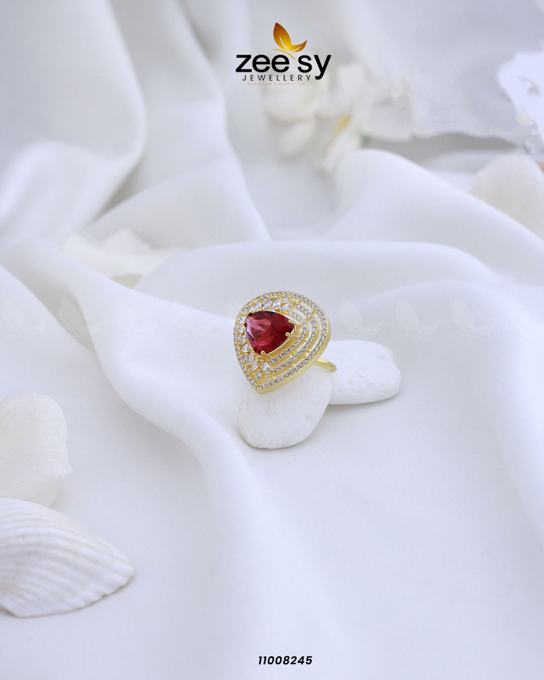 Ring-8279 - by - Libasekhas UK - Registered Vendor of : Zeesy - 100% Original Designer Dresss