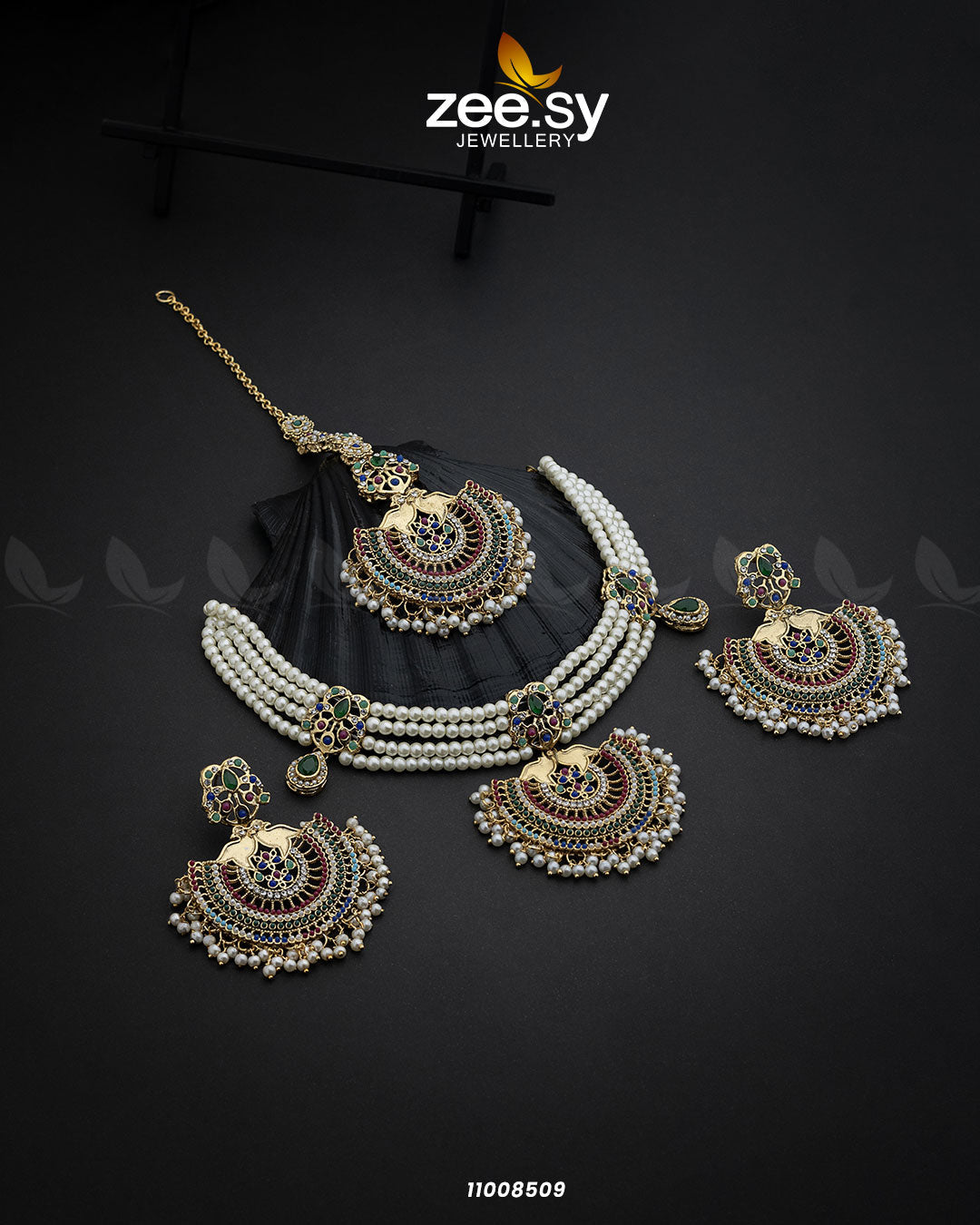 Necklace-0987 - by - Libasekhas UK - Registered Vendor of : Zeesy - 100% Original Designer Dresss