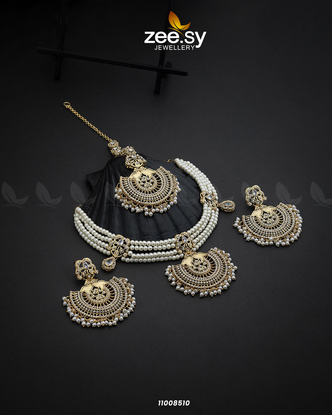 Necklace-0987 - by - Libasekhas UK - Registered Vendor of : Zeesy - 100% Original Designer Dresss