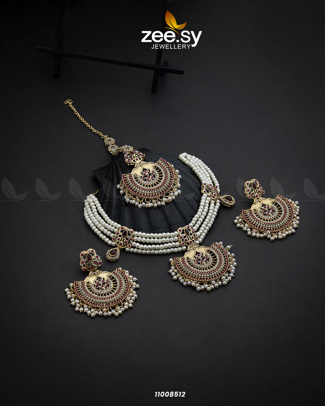 Necklace-0987 - by - Libasekhas UK - Registered Vendor of : Zeesy - 100% Original Designer Dresss