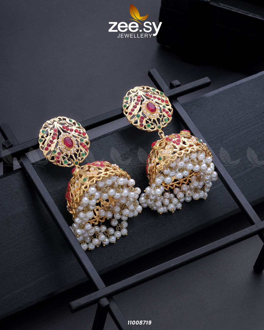 Earrings-0830 - by - Libasekhas UK - Registered Vendor of : Zeesy - 100% Original Designer Dresss