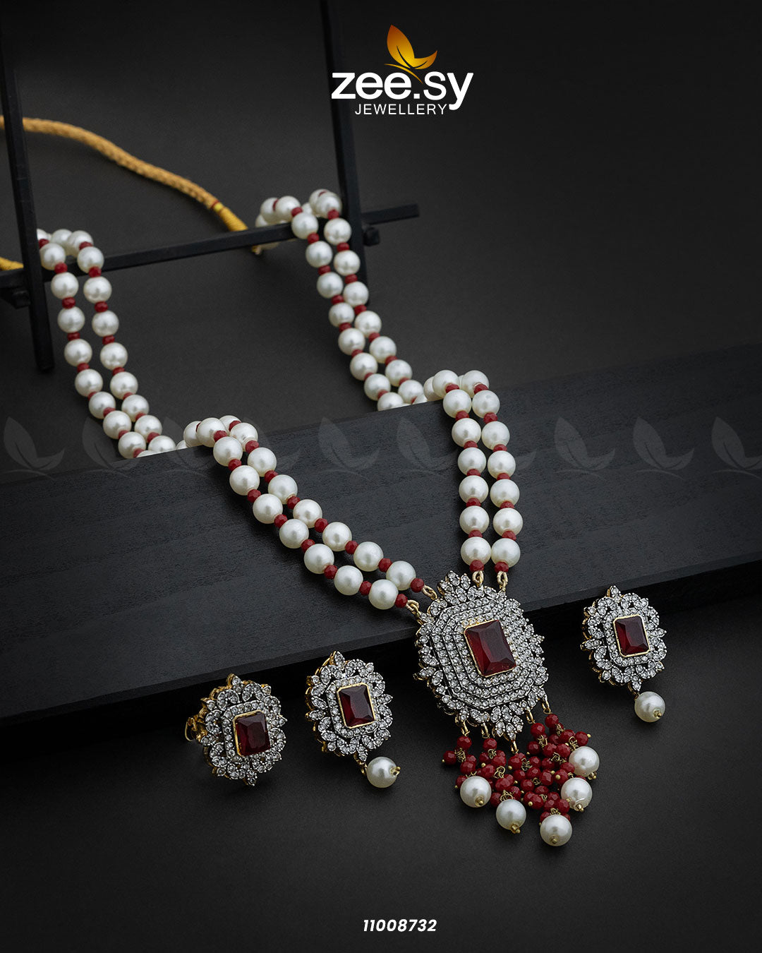 Necklace-1008 - by - Libasekhas UK - Registered Vendor of : Zeesy - 100% Original Designer Dresss