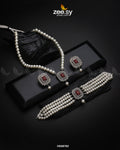 Necklace-1005 - by - Libasekhas UK - Registered Vendor of : Zeesy - 100% Original Designer Dresss