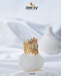 Crown Ring-8290 - by - Libasekhas UK - Registered Vendor of : Zeesy - 100% Original Designer Dresss