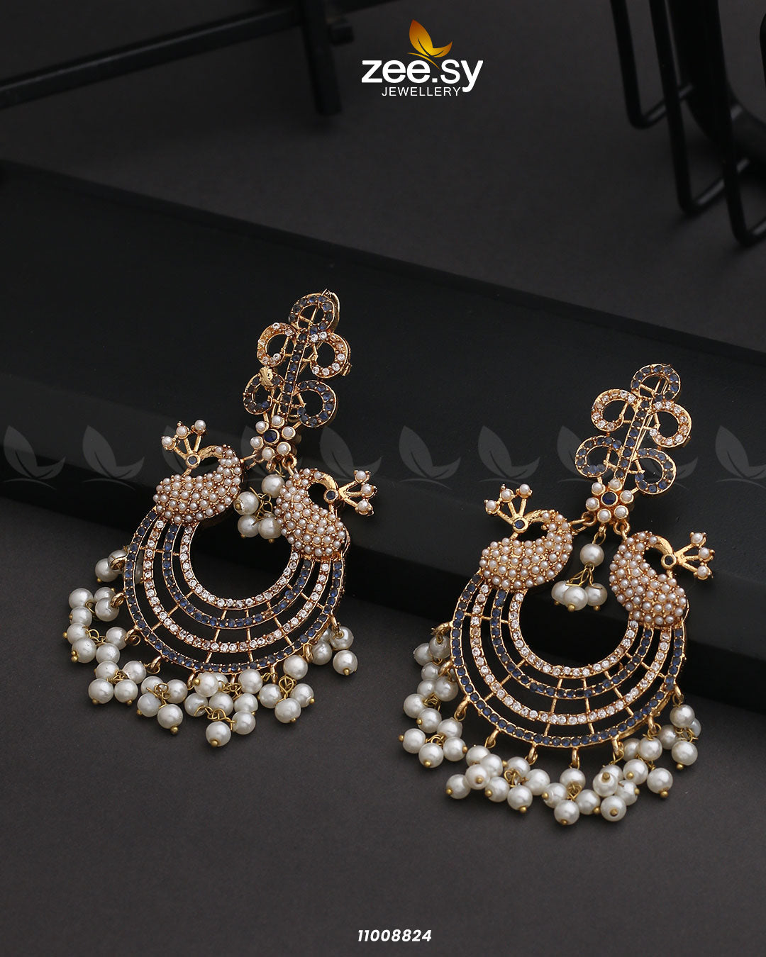 Earrings-0827 - by - Libasekhas UK - Registered Vendor of : Zeesy - 100% Original Designer Dresss