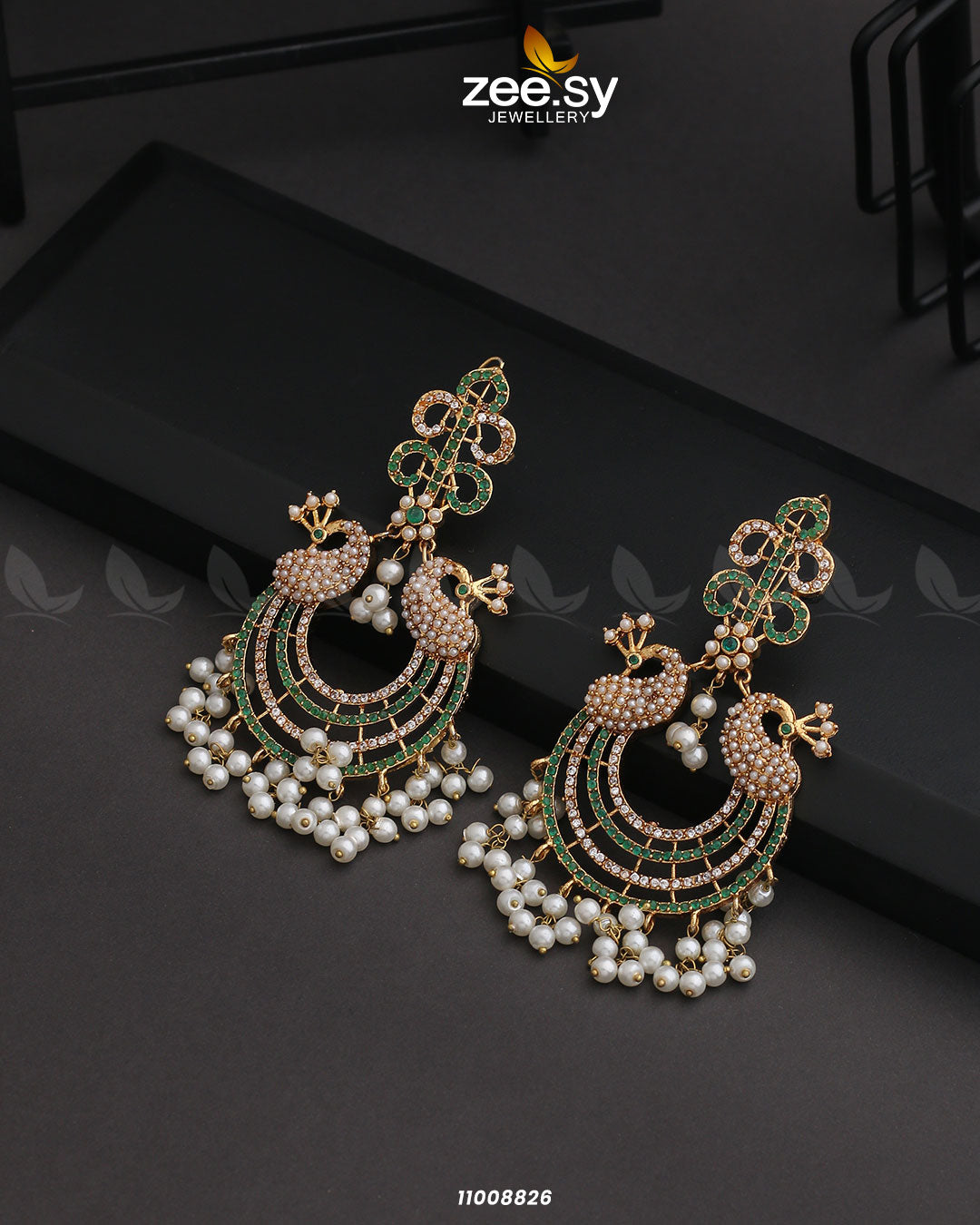 Earrings-0827 - by - Libasekhas UK - Registered Vendor of : Zeesy - 100% Original Designer Dresss