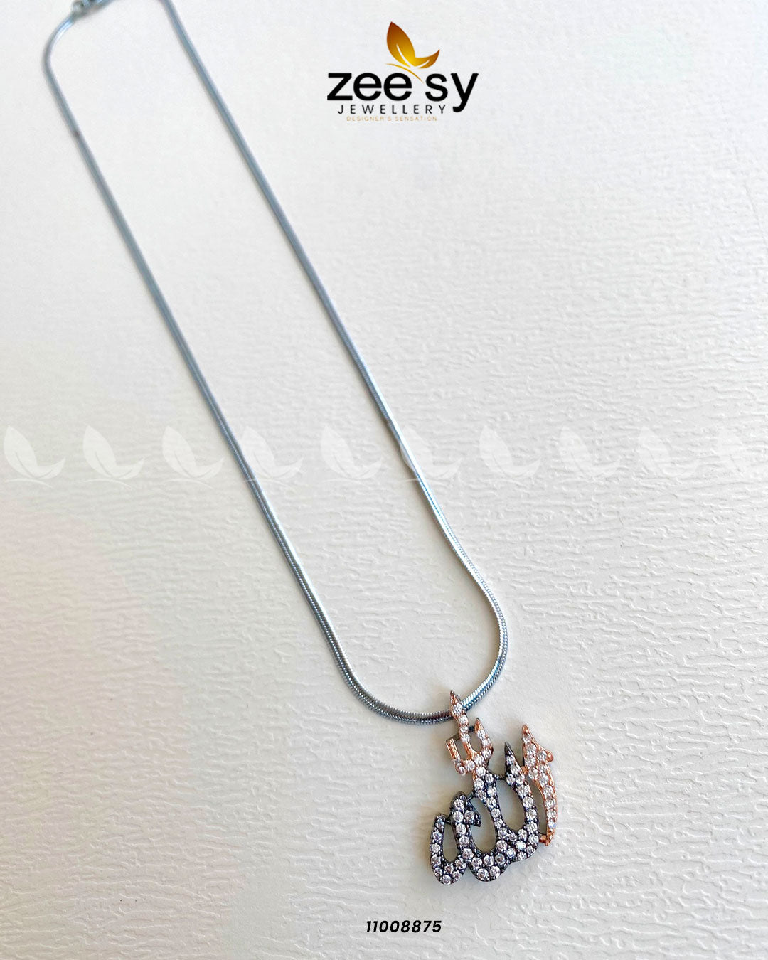 Calligraphy Locket-0009 - by - Libasekhas UK - Registered Vendor of : Zeesy - 100% Original Designer Dresss