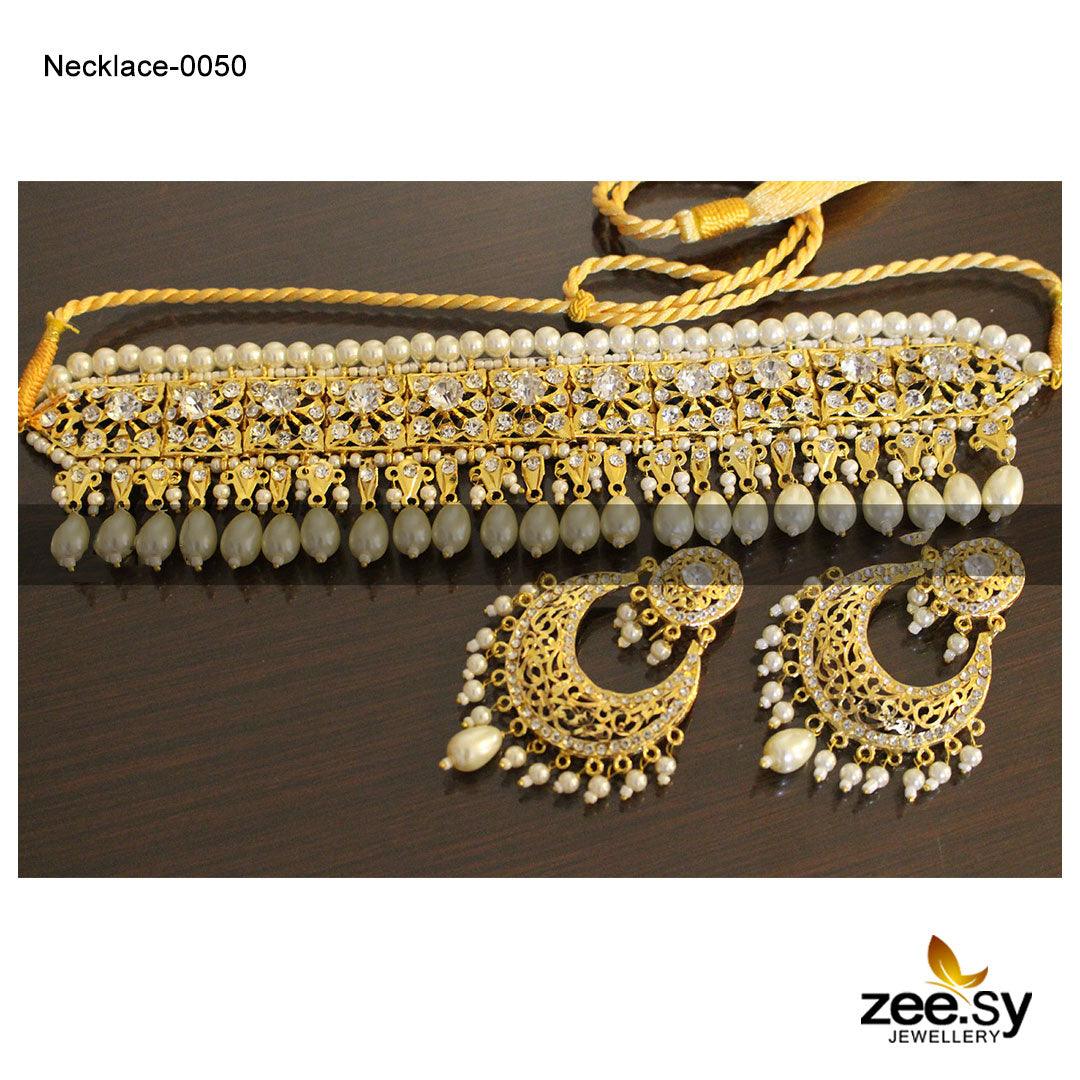 Necklace-0050 - by - Libasekhas UK - Registered Vendor of : Zeesy - 100% Original Designer Dresss