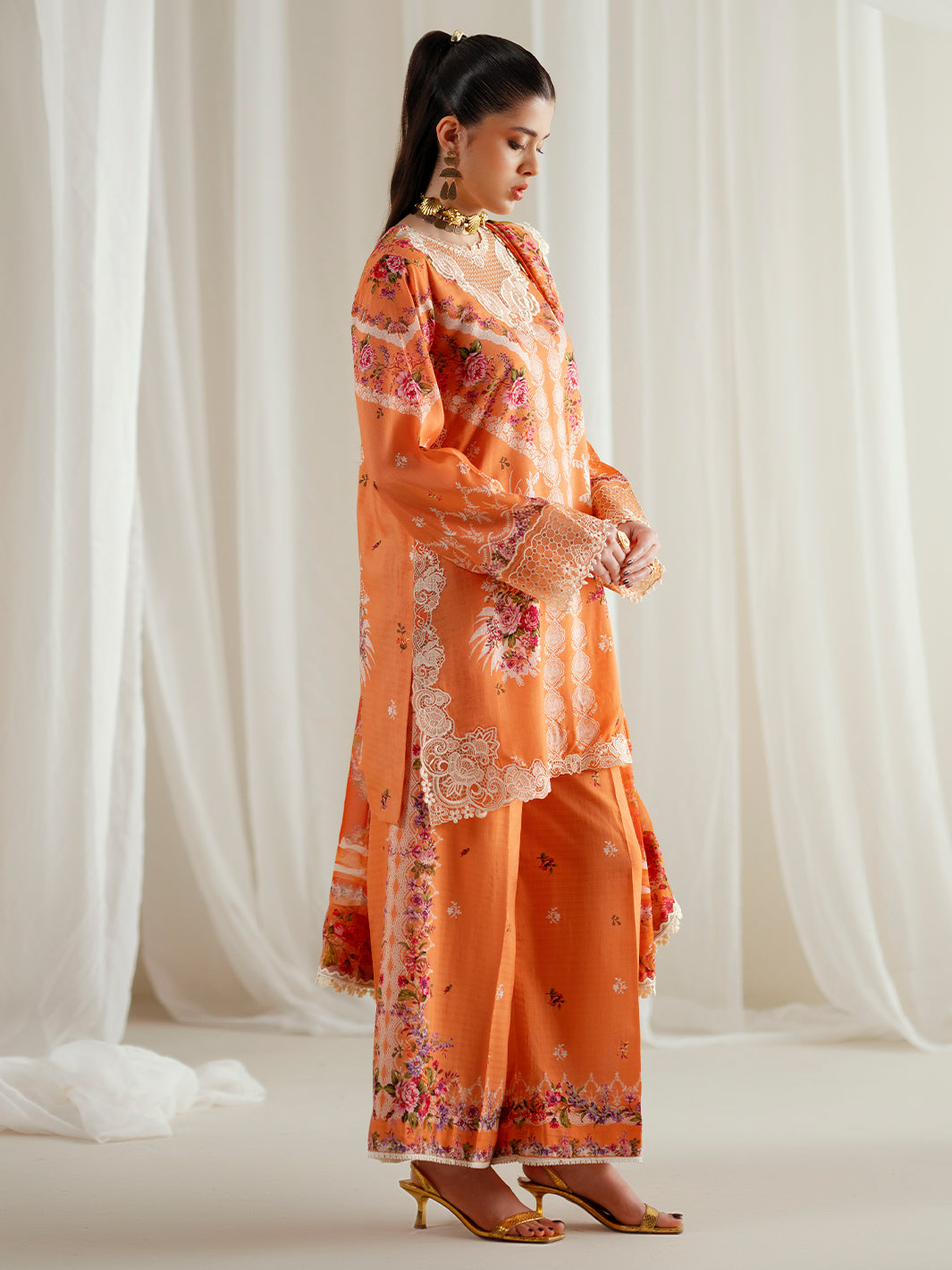 Bin Ilyas | Eres Bonita Viscose 25 | 1101-A - by Libasekhas UK - Registered Vendor of : Bin Ilyas - 100% Original Designer Dress