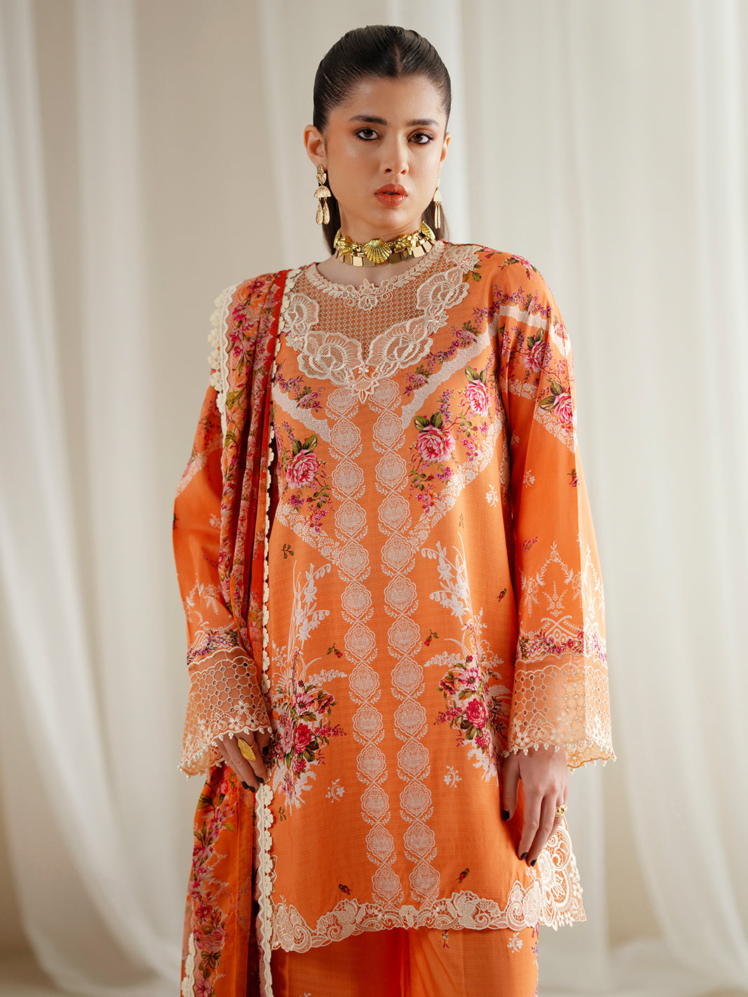 Bin Ilyas | Eres Bonita Viscose 25 | 1101-A - by Libasekhas UK - Registered Vendor of : Bin Ilyas - 100% Original Designer Dress