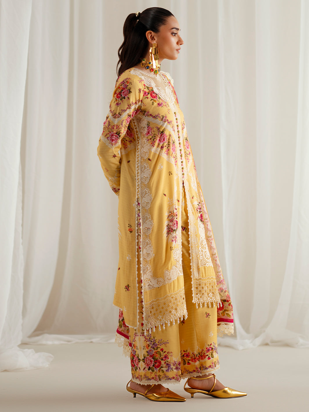 Bin Ilyas | Eres Bonita Viscose 25 | 1101-B - by Libasekhas UK - Registered Vendor of : Bin Ilyas - 100% Original Designer Dress