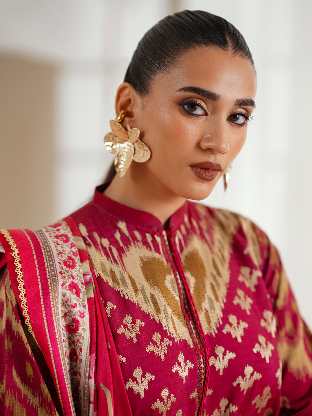 Bin Ilyas | Eres Bonita Viscose 25 | 1102-A - by Libasekhas UK - Registered Vendor of : Bin Ilyas - 100% Original Designer Dress
