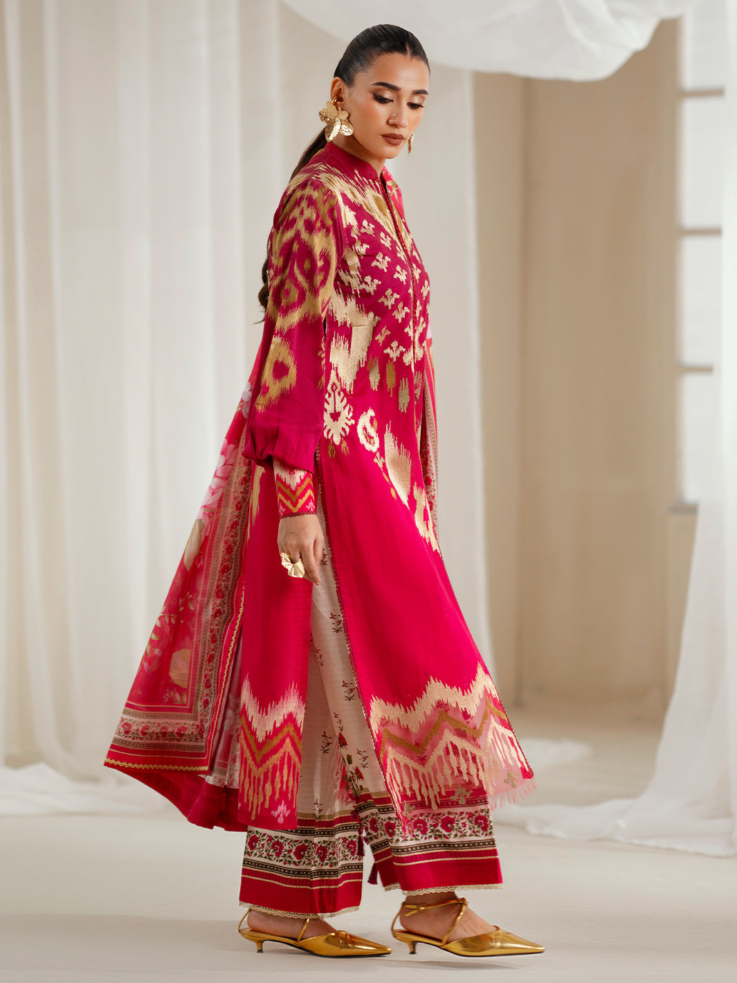 Bin Ilyas | Eres Bonita Viscose 25 | 1102-A - by Libasekhas UK - Registered Vendor of : Bin Ilyas - 100% Original Designer Dress