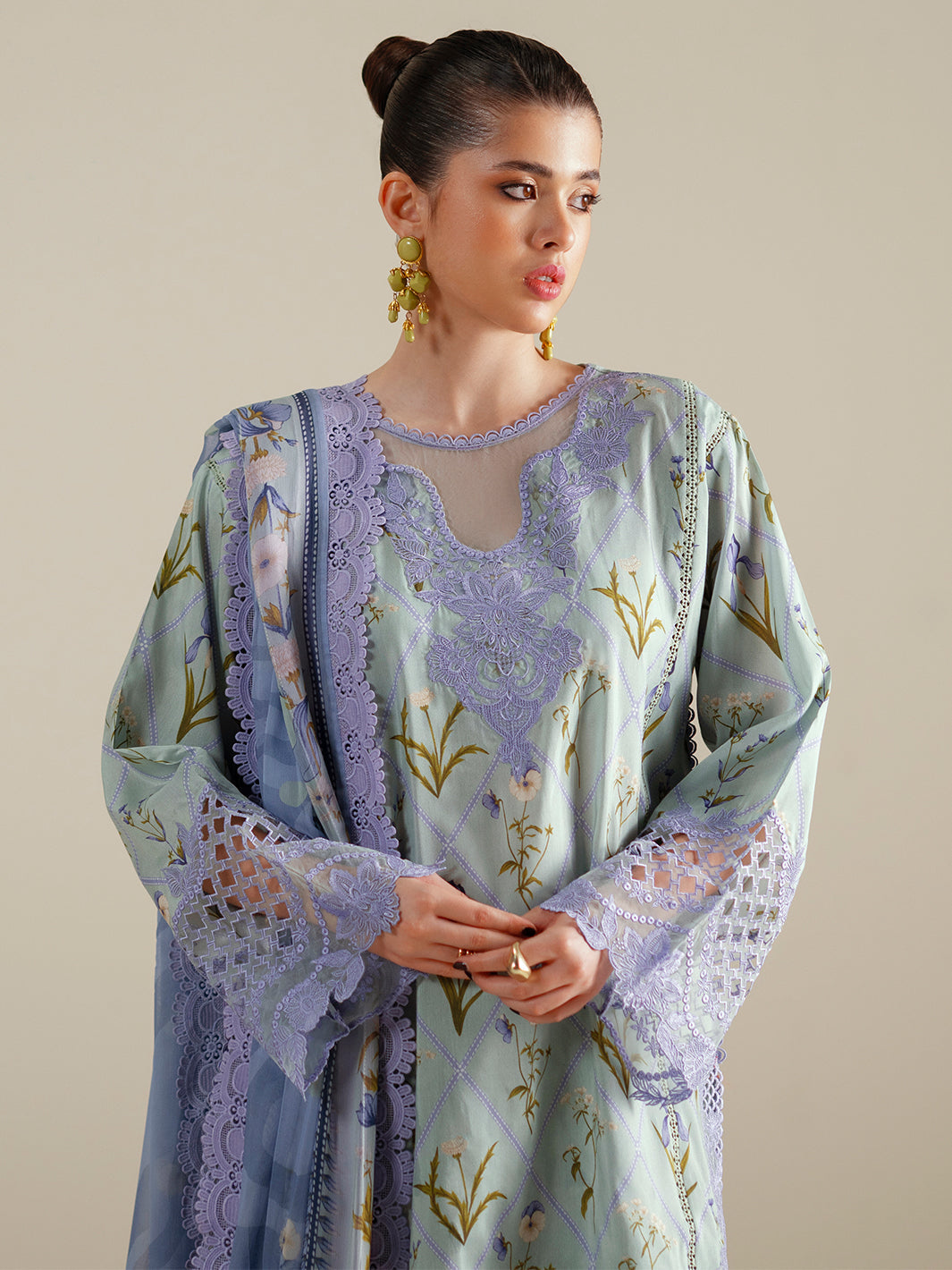 Bin Ilyas | Eres Bonita Viscose 25 | 1103-A - by Libasekhas UK - Registered Vendor of : Bin Ilyas - 100% Original Designer Dress