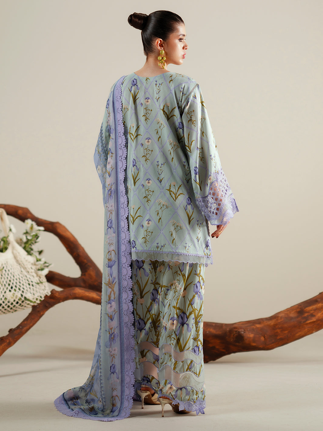 Bin Ilyas | Eres Bonita Viscose 25 | 1103-A - by Libasekhas UK - Registered Vendor of : Bin Ilyas - 100% Original Designer Dress