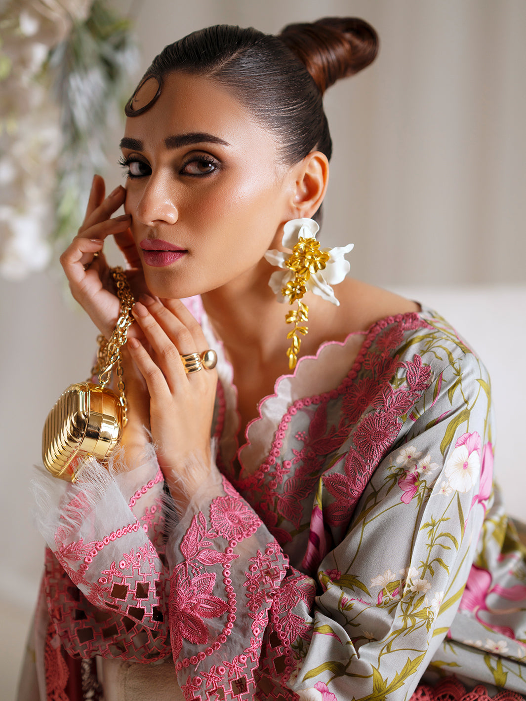 Bin Ilyas | Eres Bonita Viscose 25 | 1103-B - by Libasekhas UK - Registered Vendor of : Bin Ilyas - 100% Original Designer Dress