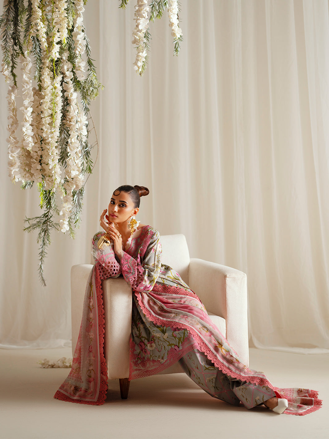 Bin Ilyas | Eres Bonita Viscose 25 | 1103-B - by Libasekhas UK - Registered Vendor of : Bin Ilyas - 100% Original Designer Dress