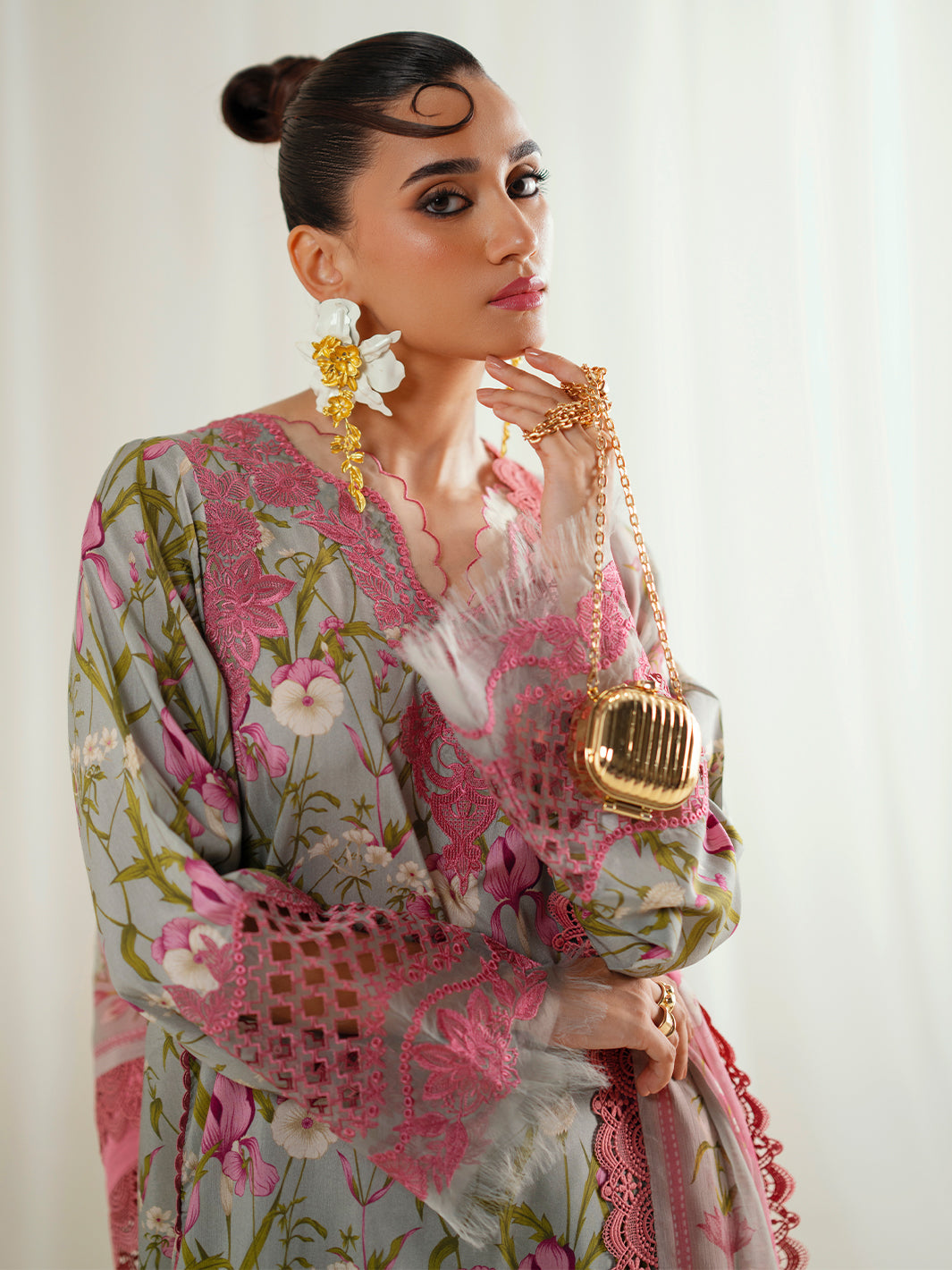 Bin Ilyas | Eres Bonita Viscose 25 | 1103-B - by Libasekhas UK - Registered Vendor of : Bin Ilyas - 100% Original Designer Dress