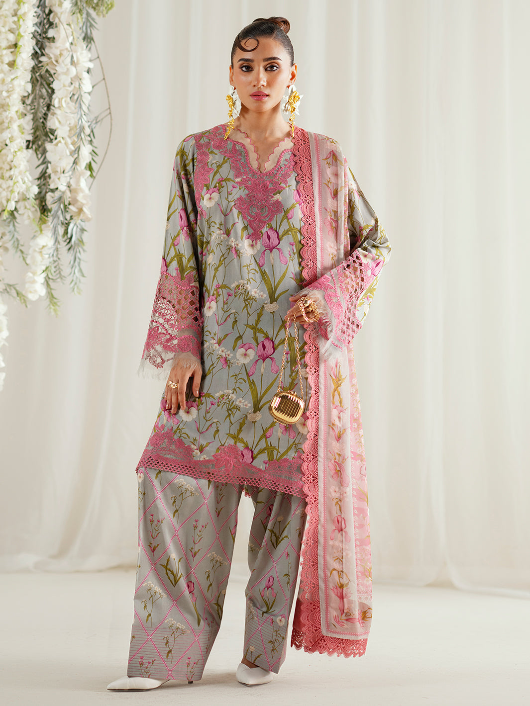Bin Ilyas | Eres Bonita Viscose 25 | 1103-B - by Libasekhas UK - Registered Vendor of : Bin Ilyas - 100% Original Designer Dress