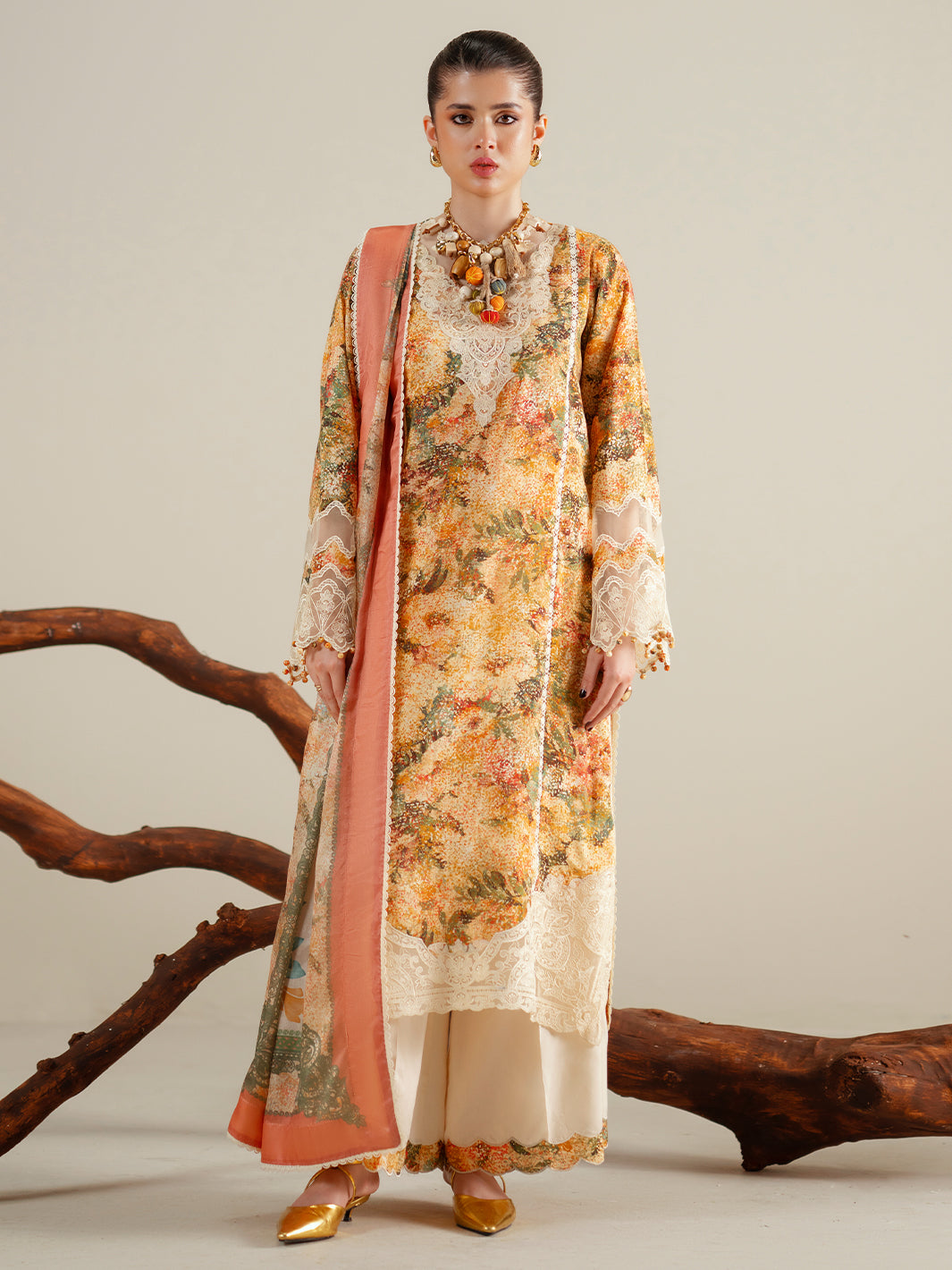 Bin Ilyas | Eres Bonita Viscose 25 | 1104-A - by Libasekhas UK - Registered Vendor of : Bin Ilyas - 100% Original Designer Dress