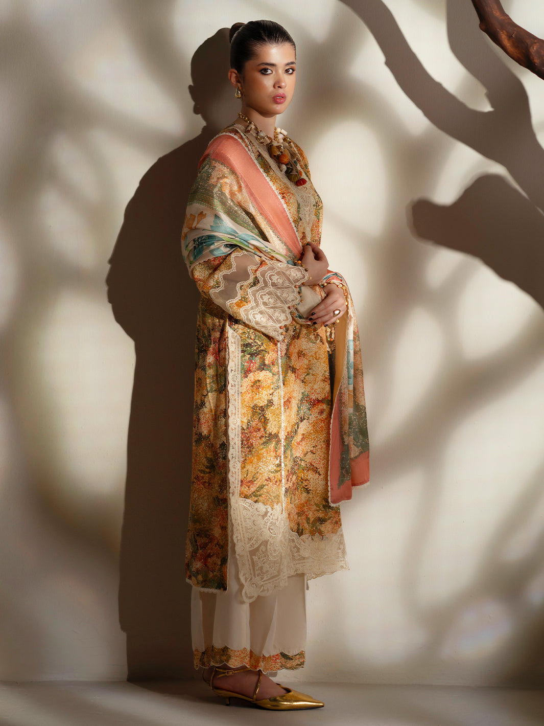 Bin Ilyas | Eres Bonita Viscose 25 | 1104-A - by Libasekhas UK - Registered Vendor of : Bin Ilyas - 100% Original Designer Dress