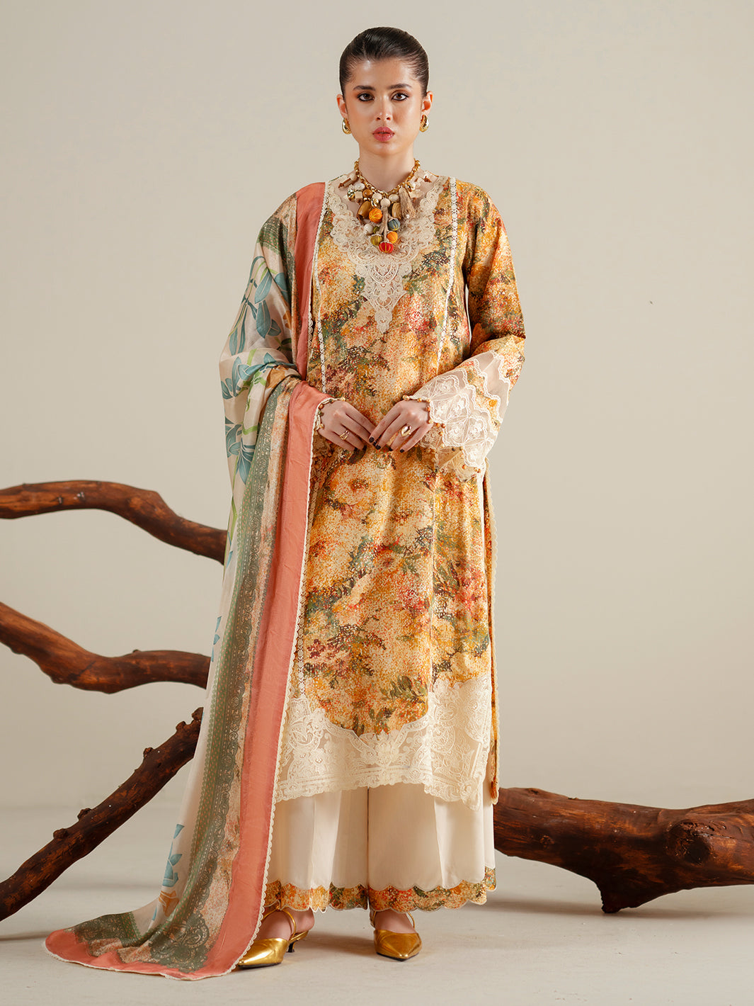 Bin Ilyas | Eres Bonita Viscose 25 | 1104-A - by Libasekhas UK - Registered Vendor of : Bin Ilyas - 100% Original Designer Dress
