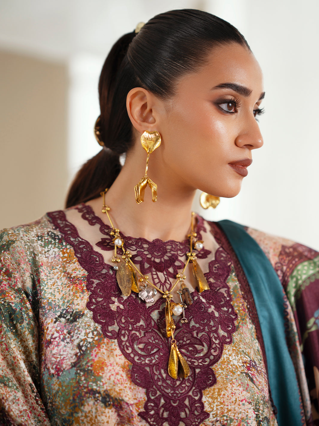 Bin Ilyas | Eres Bonita Viscose 25 | 1104-B - by Libasekhas UK - Registered Vendor of : Bin Ilyas - 100% Original Designer Dress