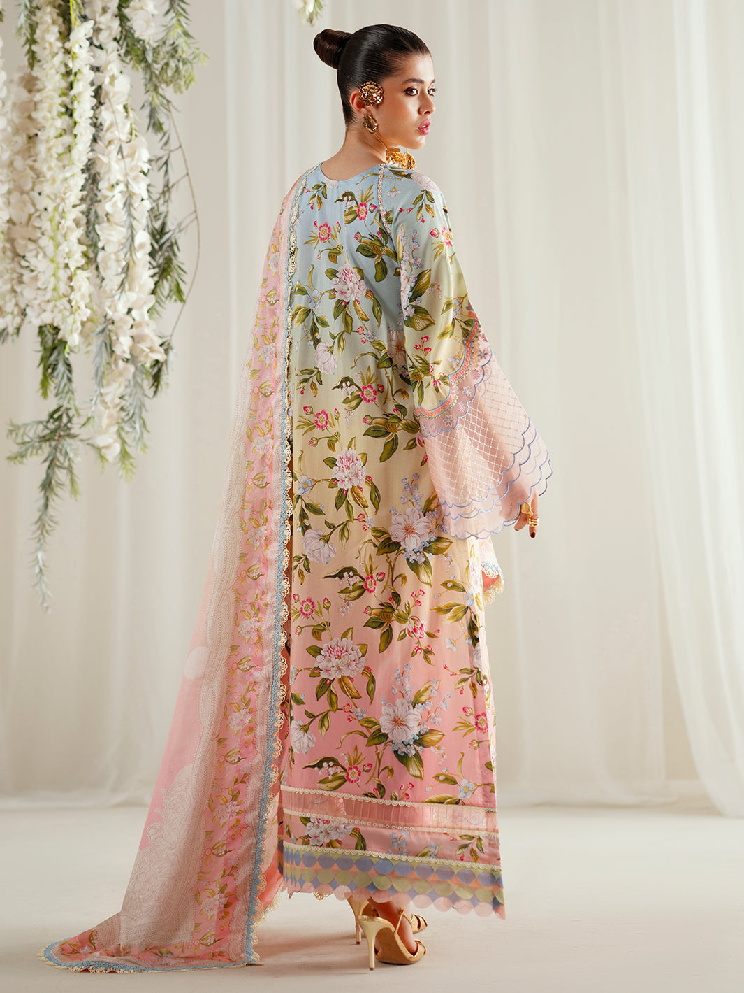 Bin Ilyas | Eres Bonita Viscose 25 | 1105-A - by Libasekhas UK - Registered Vendor of : Bin Ilyas - 100% Original Designer Dress