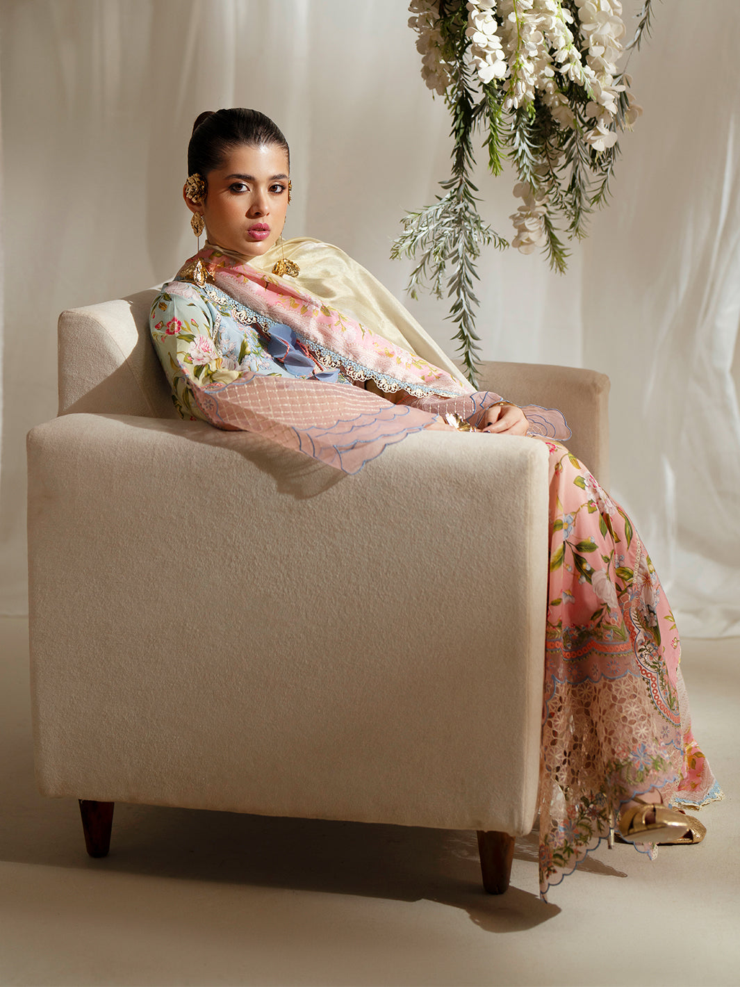 Bin Ilyas | Eres Bonita Viscose 25 | 1105-A - by Libasekhas UK - Registered Vendor of : Bin Ilyas - 100% Original Designer Dress