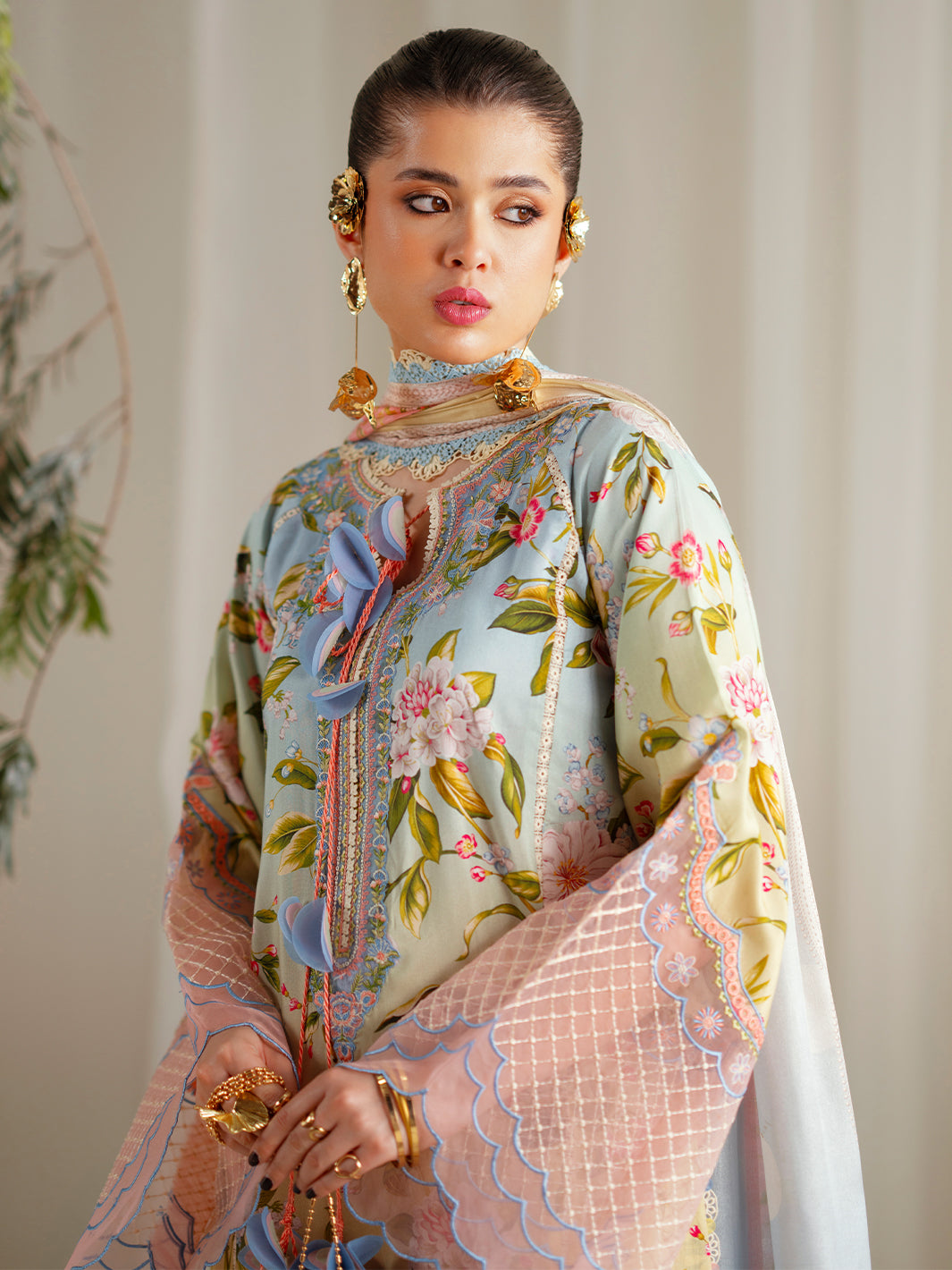 Bin Ilyas | Eres Bonita Viscose 25 | 1105-A - by Libasekhas UK - Registered Vendor of : Bin Ilyas - 100% Original Designer Dress